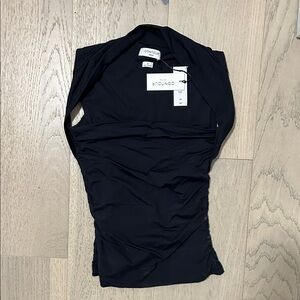 Aritzia Black Blouse